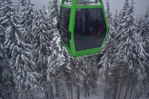 La estación de Poiana Brasov, la más famosa de Rumanía.