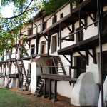 Interior de la fortaleza de Prejmer