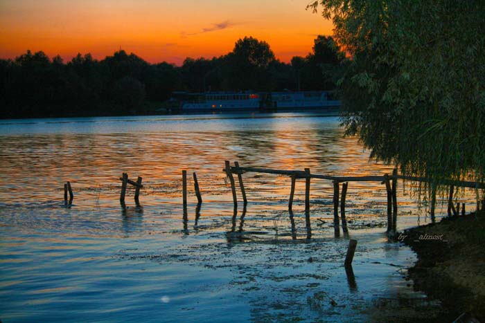 Atardecer en el Delta