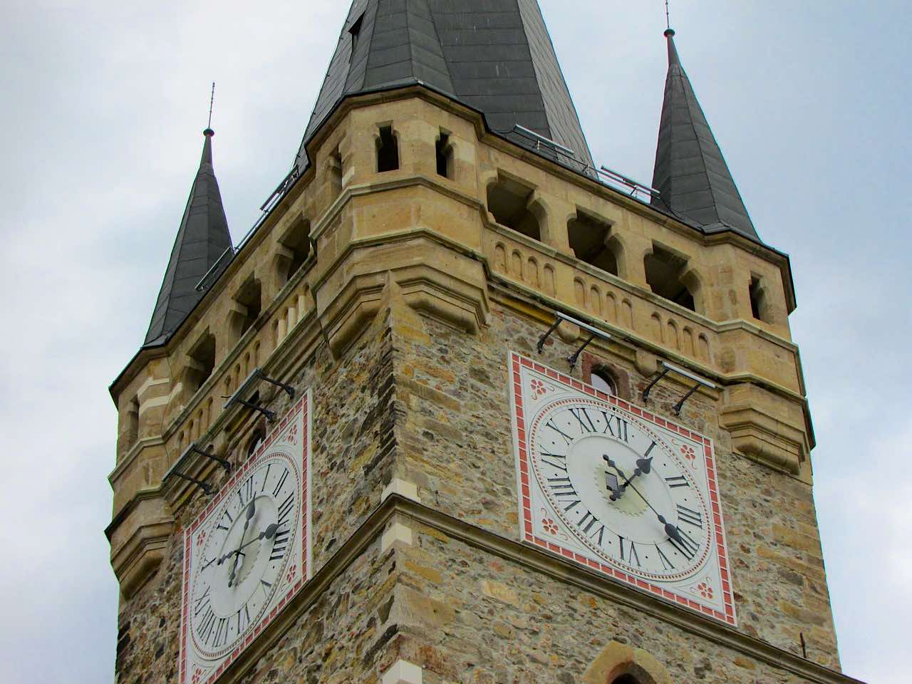 Torre Stefanie en el centro de Baia Mare.
